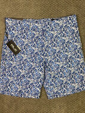 RLX Ralph Lauren Shorts Men's 33 Tailored Fit Floral Golf Performance AOP